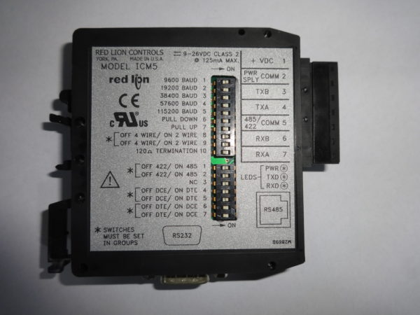 RED LION ISO RS485-RS232 Converter, ICM50000